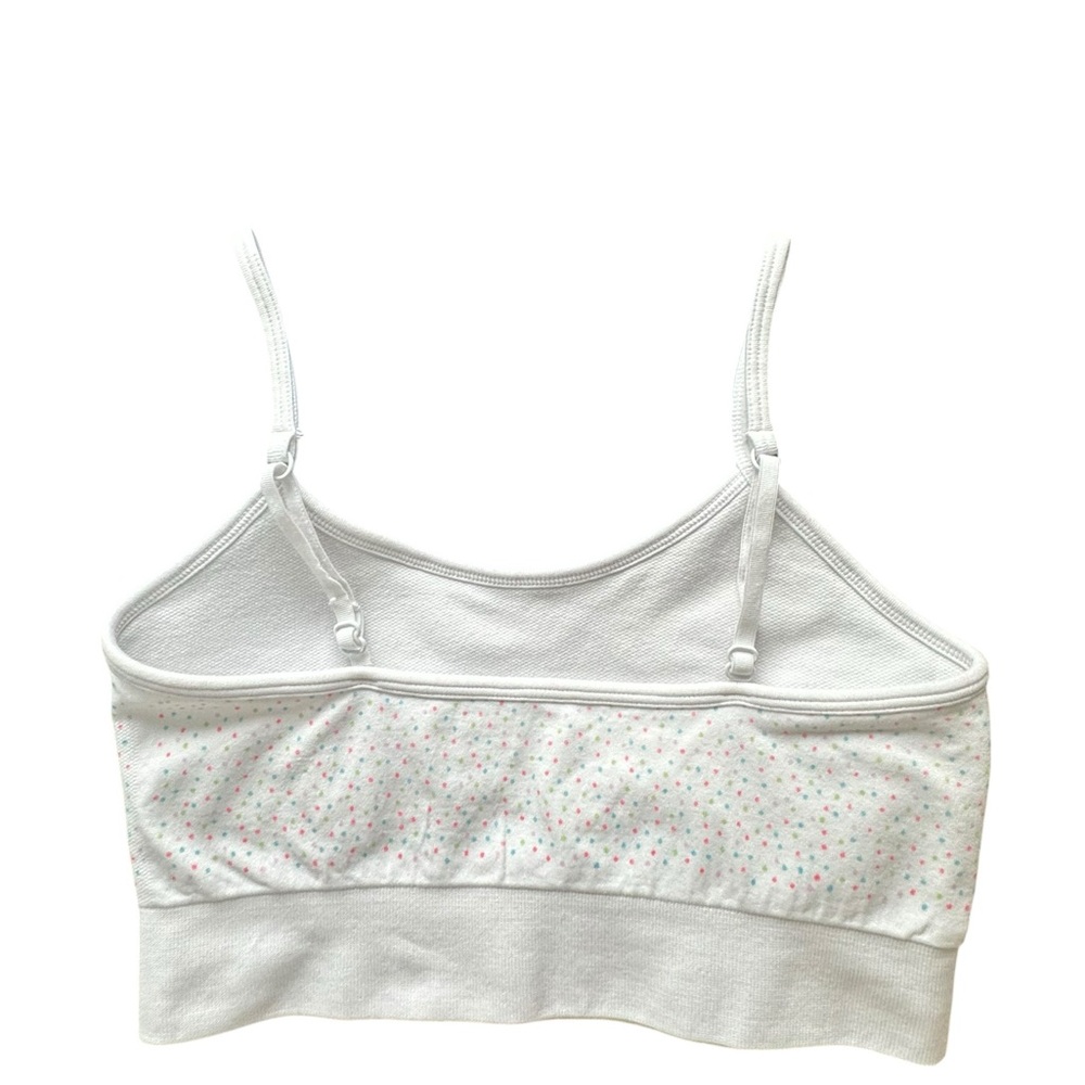 Wonder Nation. 2 pack (Pink & White Dotted) Camisole Bralettes (Girl Small) - Picture 3 of 8